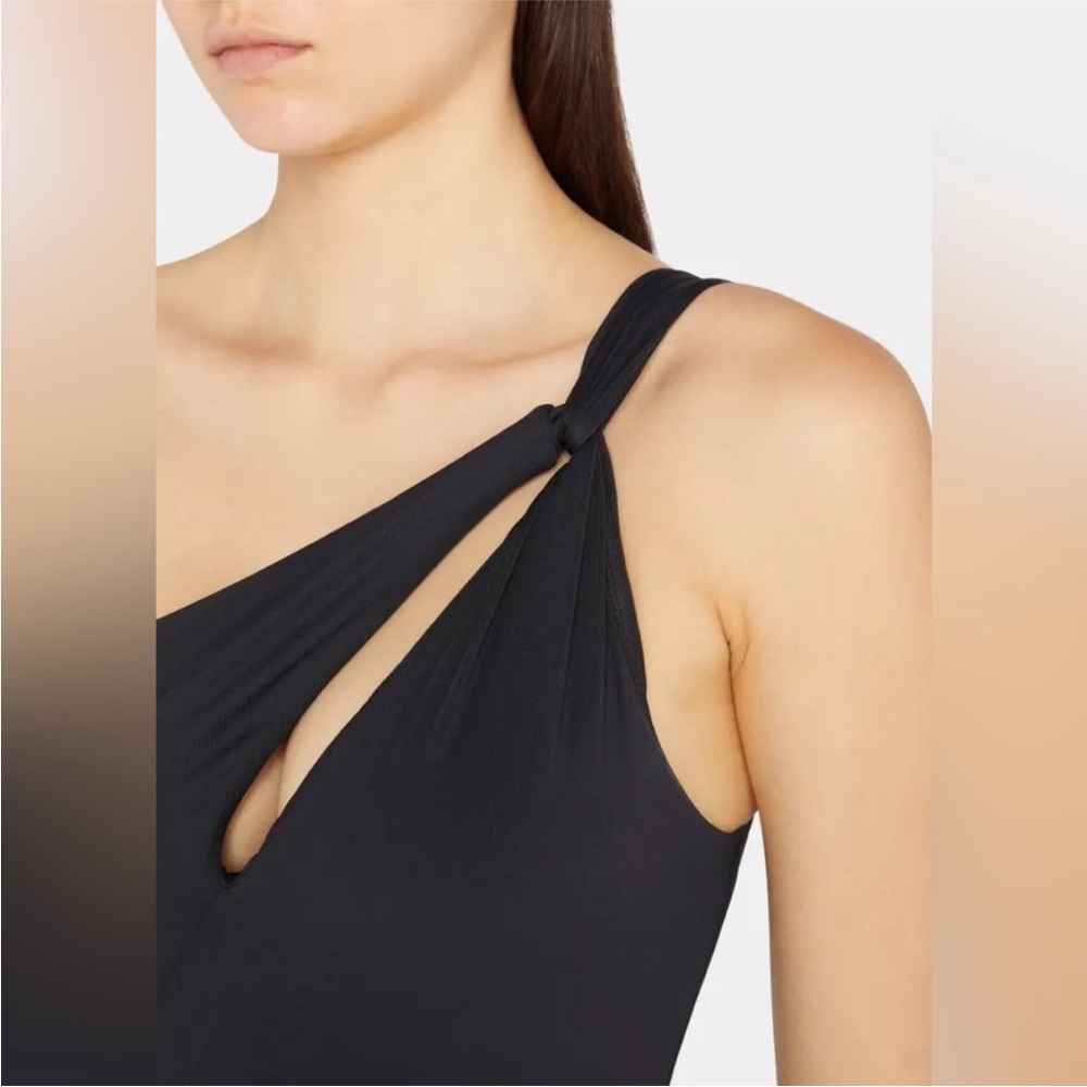 Carmen Marc Valvo one piece white bathing suit size 12 NWT - Picture 2 of 8
